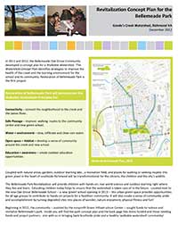 Revitalization Concept Plan for Bellemeade Park.