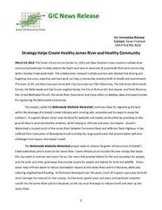 GIC Richmond Bellemeade Press Release 3-14-2012